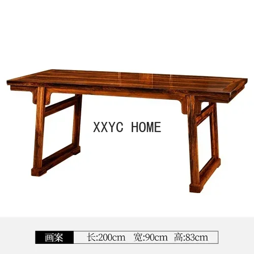 Painting Table Ming and Qing Calligraphy Table Ming Style Flat Long Narrow Chinese Desk Chair Calligraphy