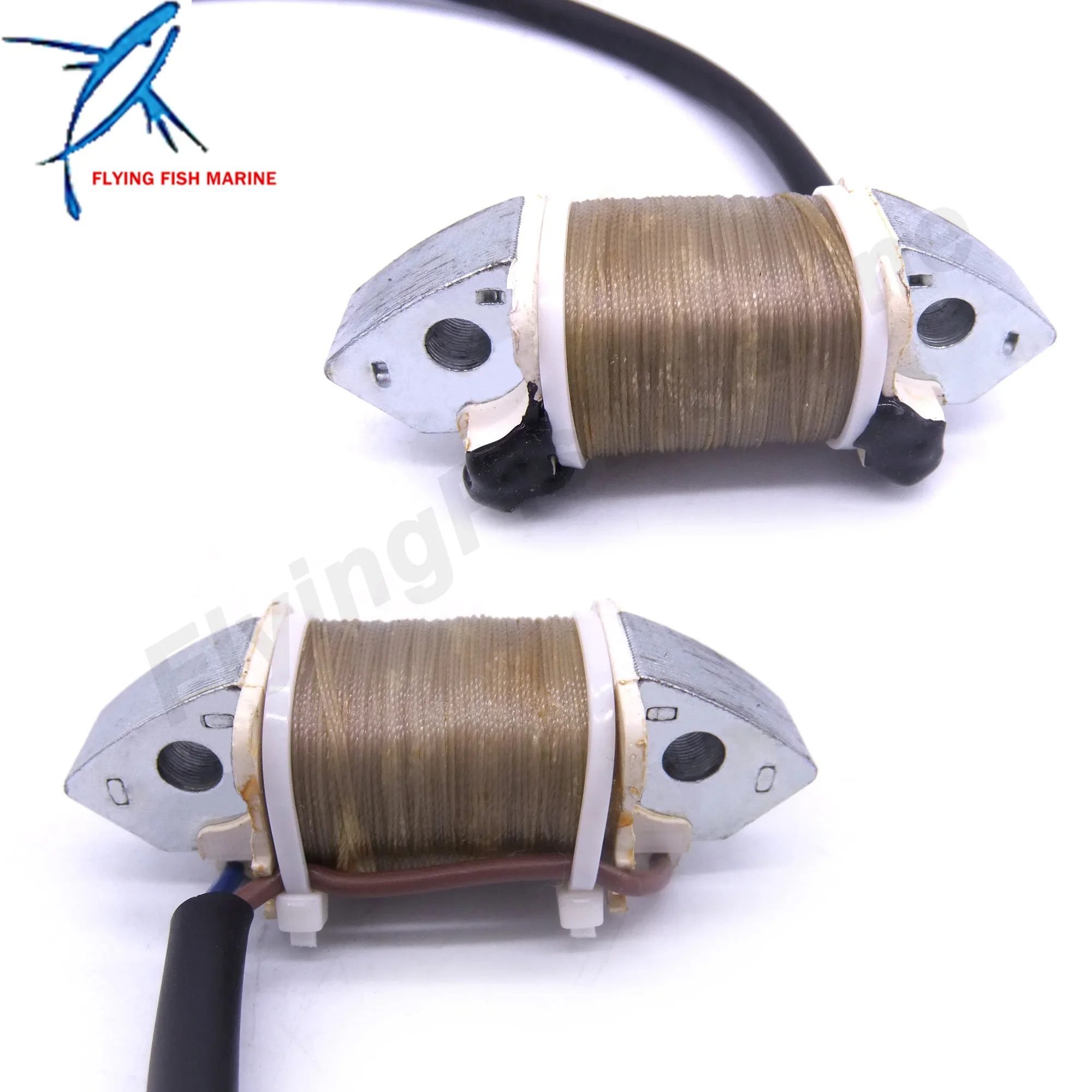 Outboard Engine 68T-85520-00 Charging Coil Assy for Yamaha 4-stroke Boat Motor 6HP 8HP 9.9HP