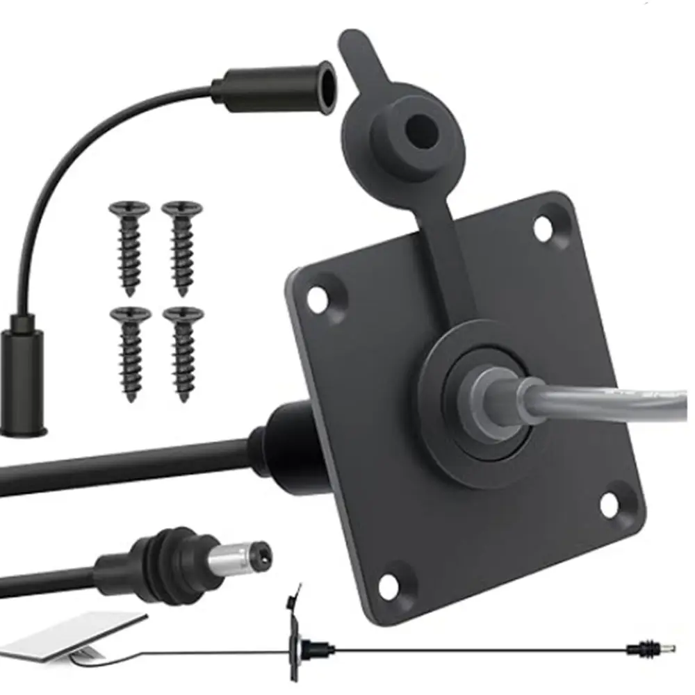 DT35BG For Mini Waterproof Wall Pass Through Kit, DC 5.5x2.1mm Female Adapter Included, Cable Entry Port