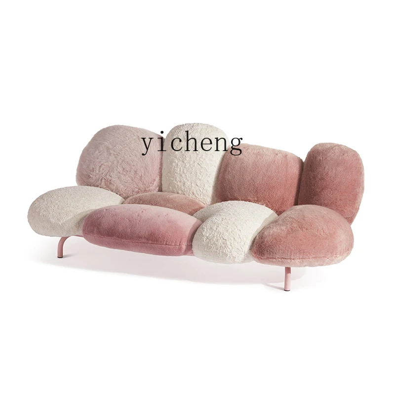 

Zz cream wind advanced special-shaped sofa creative cloakroom sofa