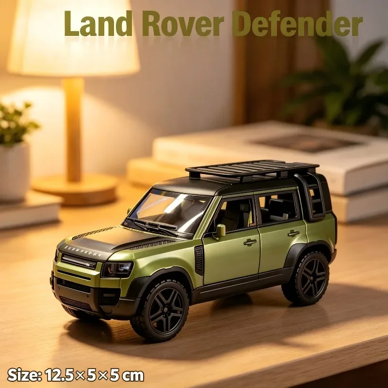 1:36 Boxy Off-road SUV Diecast Alloy Car Model, Pull Back Toy with Openable Doors, Desktop Collection Ornament view 4