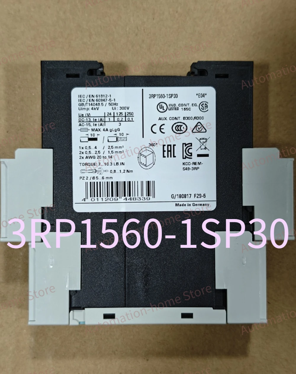 Brand New original Original 3RP1560-1SP30 Relay 3RP1560 1SP30 Relay Fast delivery
