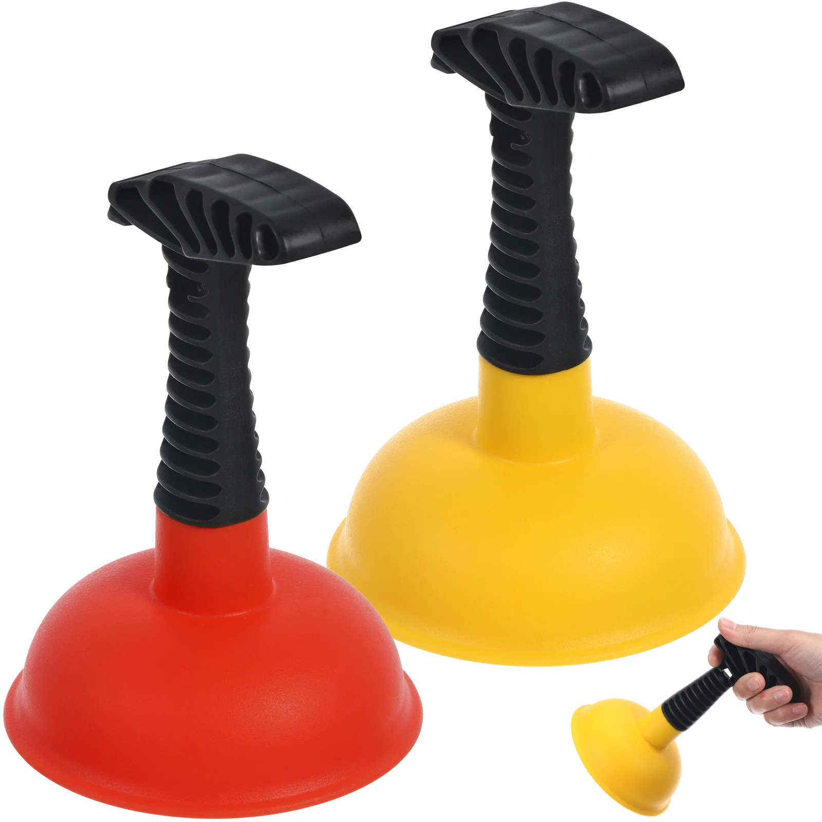 

2Pcs Bathroom Drain Unblocker Heavy Duty Toilet Plungers for Home Office Kitchen Cleaning Tool Plunger Holder Toilet Unclogger