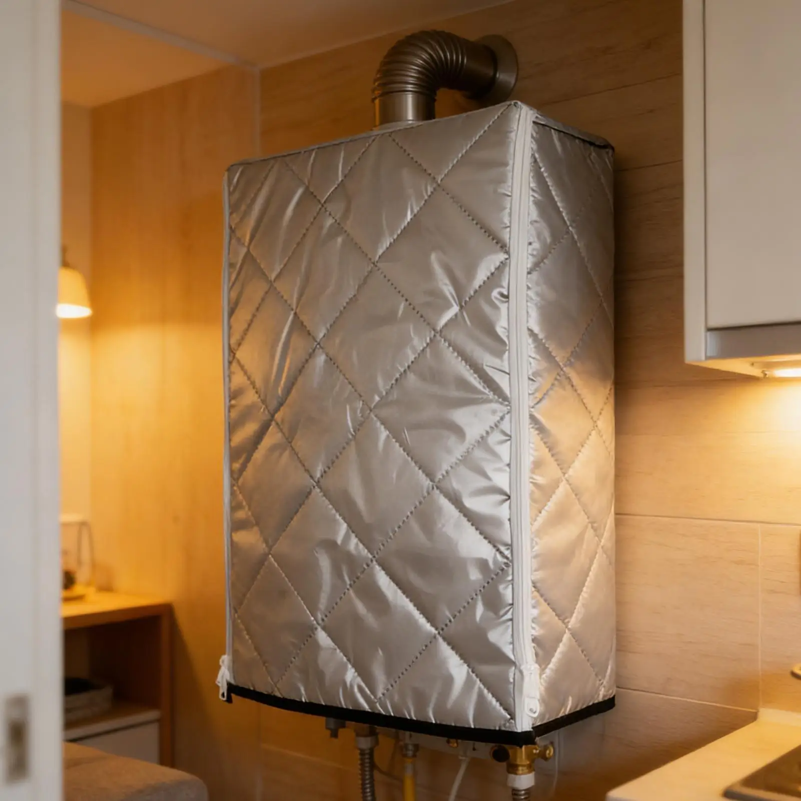 Water Heater Cover Outdoor Tankless Enclosure Waterproof Dustproof Four Season Protective Case For Rain Snow Leaves