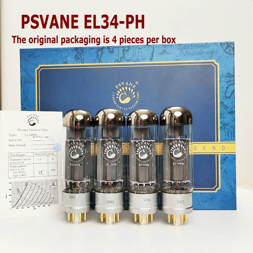 YHANWN 25  AMP PSVANE EL34PH Vacuum Tube upgrade EL34C EL34B 6P3P 6CA7 6V6 HIFI Audio Valve Tube Amplifier Kit DIY Match Quad