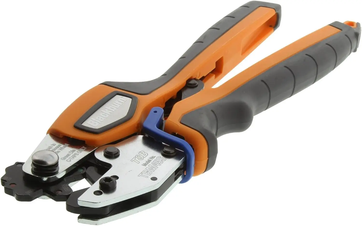 TBM45S Crimping Tool with Shure Stake Mechanism for 8 through 2 Copper and 10 through 6 Aluminum Lugs