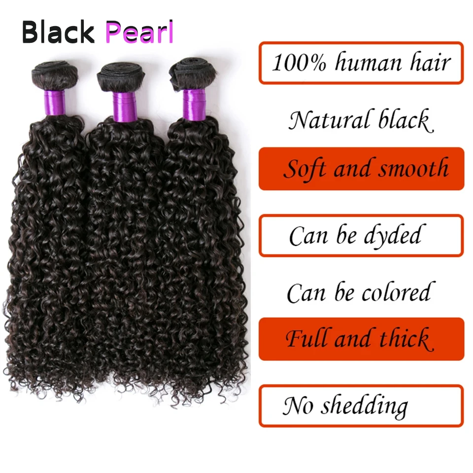 10A Grade Top Sale Brazilian Kinky Curly Human Hair Bundles Remy Jerry Curl Weave 30 34 Inches Natural 1/3Pcs Hair Extensions
