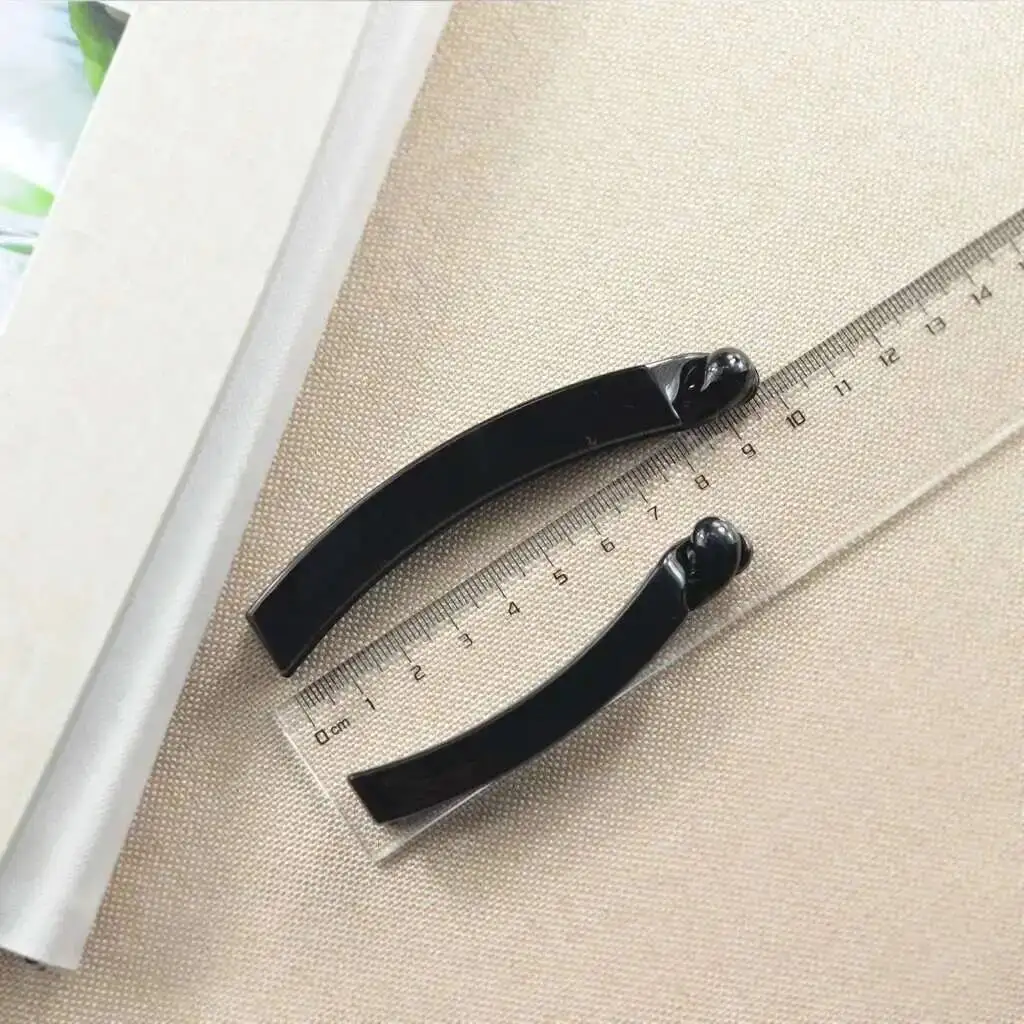 

12-Pack Korean Style Multisize Banana Hair Clips 8cm-13cm Hair Claw Pins for Women And Girls Fashion Handmade Hair Accessories