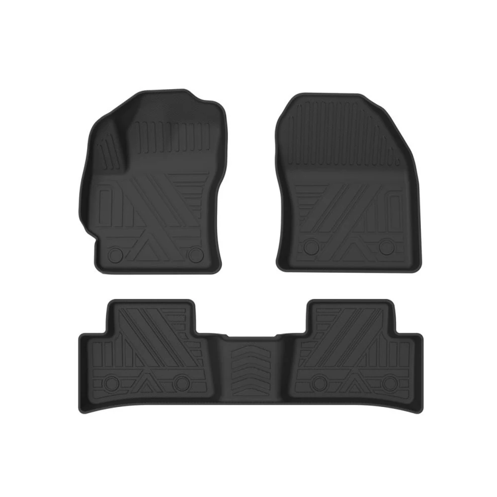 TPE Car Floor Mats Set For Toyota CROSS 2021-2022 Left Hand Driver Waterproof Accessories Automovil Auto Interior Rug Carpets