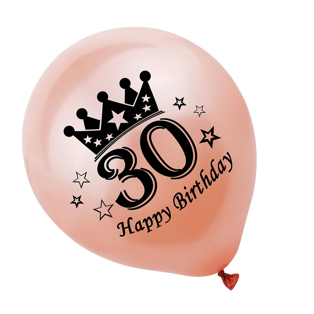 

20pcs 30Cm Rose Gold Sequins Latex Balloon Set Birthday Party Decoration Balloons For Home Bar Club Event Photo Background Props