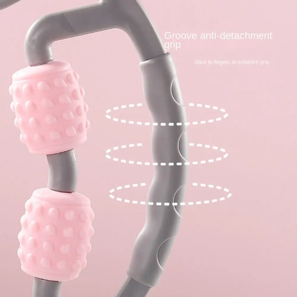 

Пятиколесный массажер, кольцо, зажим для ног, массажер для тела, расслабление мышц, кольцевой зажим для ног, антицеллюлитный U-образный массажный ролик для йоги