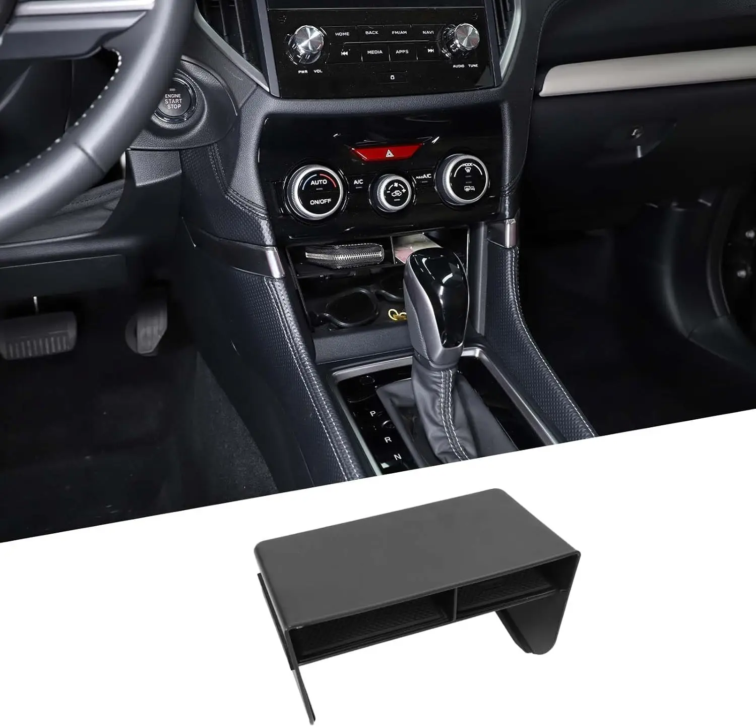 

Kptidy Center Console Organizer Tray Fit for Subaru Forester 2019-2024 Center Console Interior Armrest Storage Box Accessories