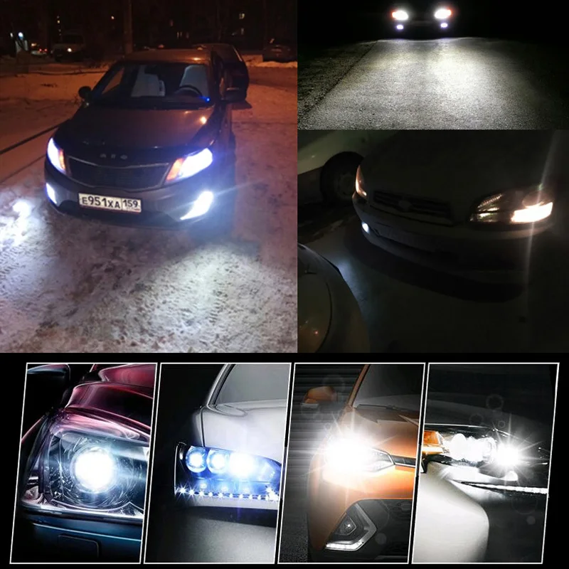 2 قطعة H8 H11 Led HB4 9006 أضواء الضباب لمبة 4014 30SMD H1 H3 880 الأبيض سيارة القيادة مصباح جيد الإضاءة السيارات الجبهة مصباح المصابيح ضوء 12 فولت