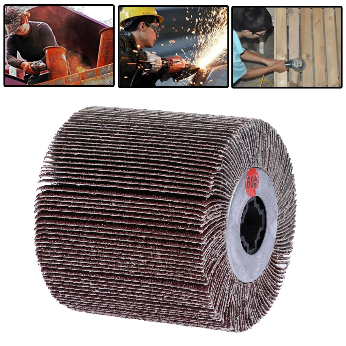 

Thous Impeller Cloth Polishing Wheel Disk Cross Groove Flap Angle Discs S Rust Steel NonFerrous Metals Lightweight