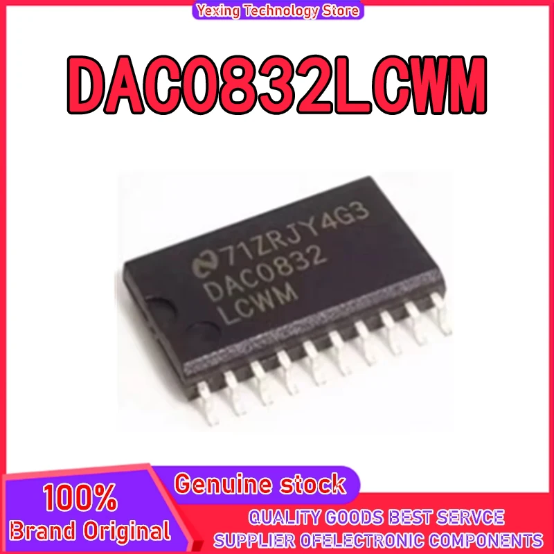 DAC0832LCWM DAC0832 SOP20 8-bit analog-to-digital converter chip New Original in stock
