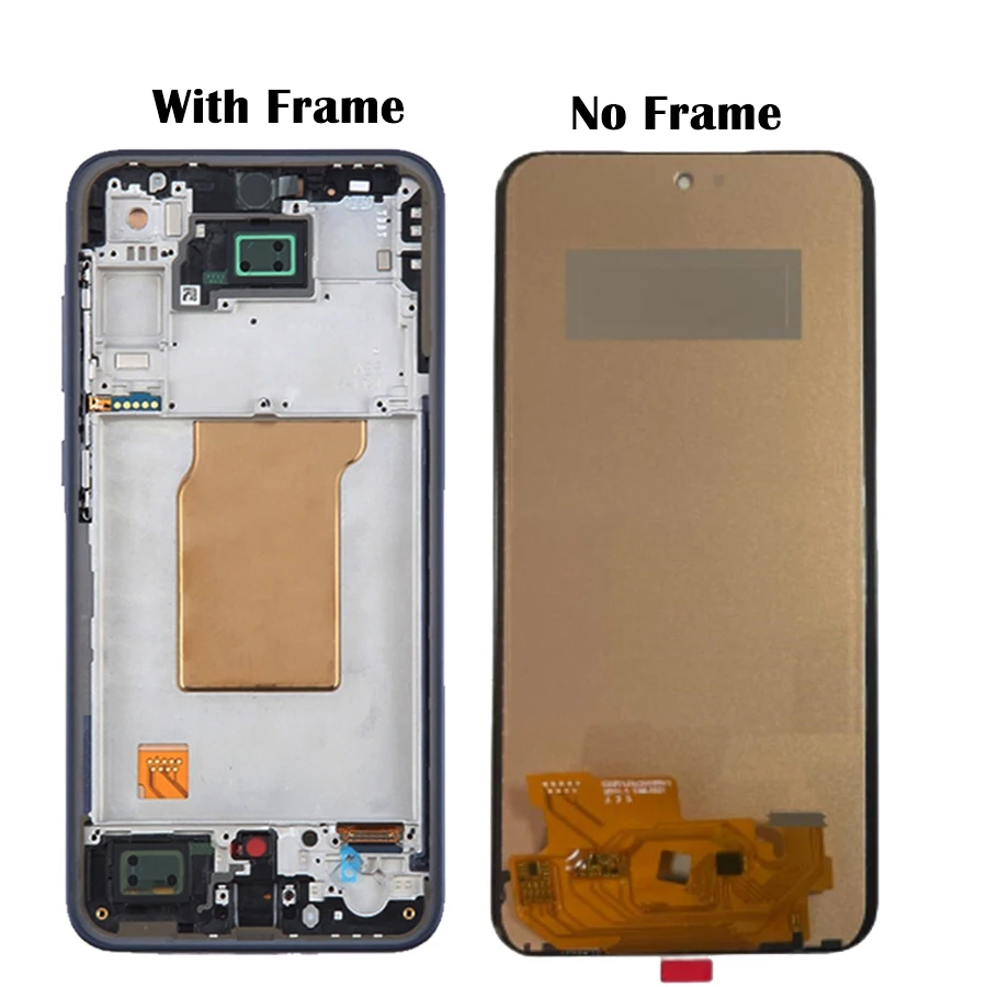 Tested For Samsung A35 5G LCD Display Touch Screen Digitizer Assembly For Samsung A356 Screen With Frame Replacement