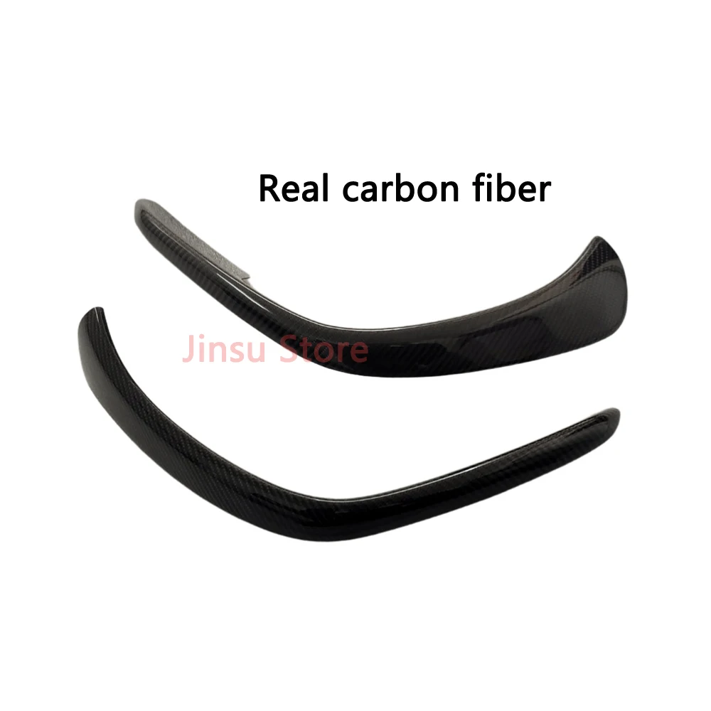 For Mercedes Carbon Fiber Front Bumper Lip Splitter Cover Trim For Benz AMG GT 50 53 4-door Coupe 2019 2020 2021 2022 Year 2Pcs