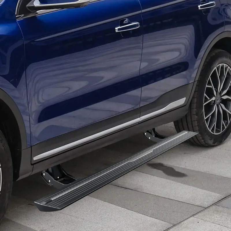 Noble Aluminum Alloy Power Running Board for GEELY Boyue Pro 2022 Fold Side Board Automatic Threshold