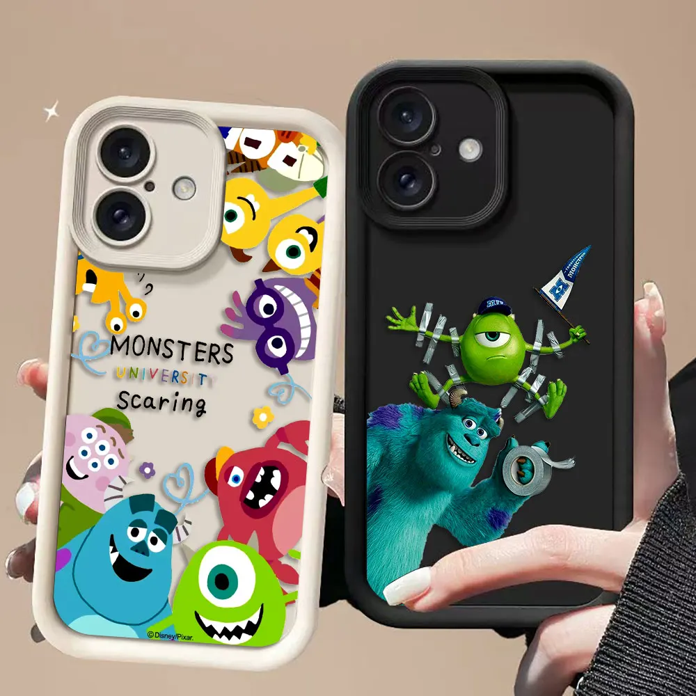 

Disney Monster University Inc Cover Phone Case For iPhone APPLE 13 12 11 Pro XS Max X XR SE 7 8 6 6S 5 5S Plus 3D Case DIY Shell