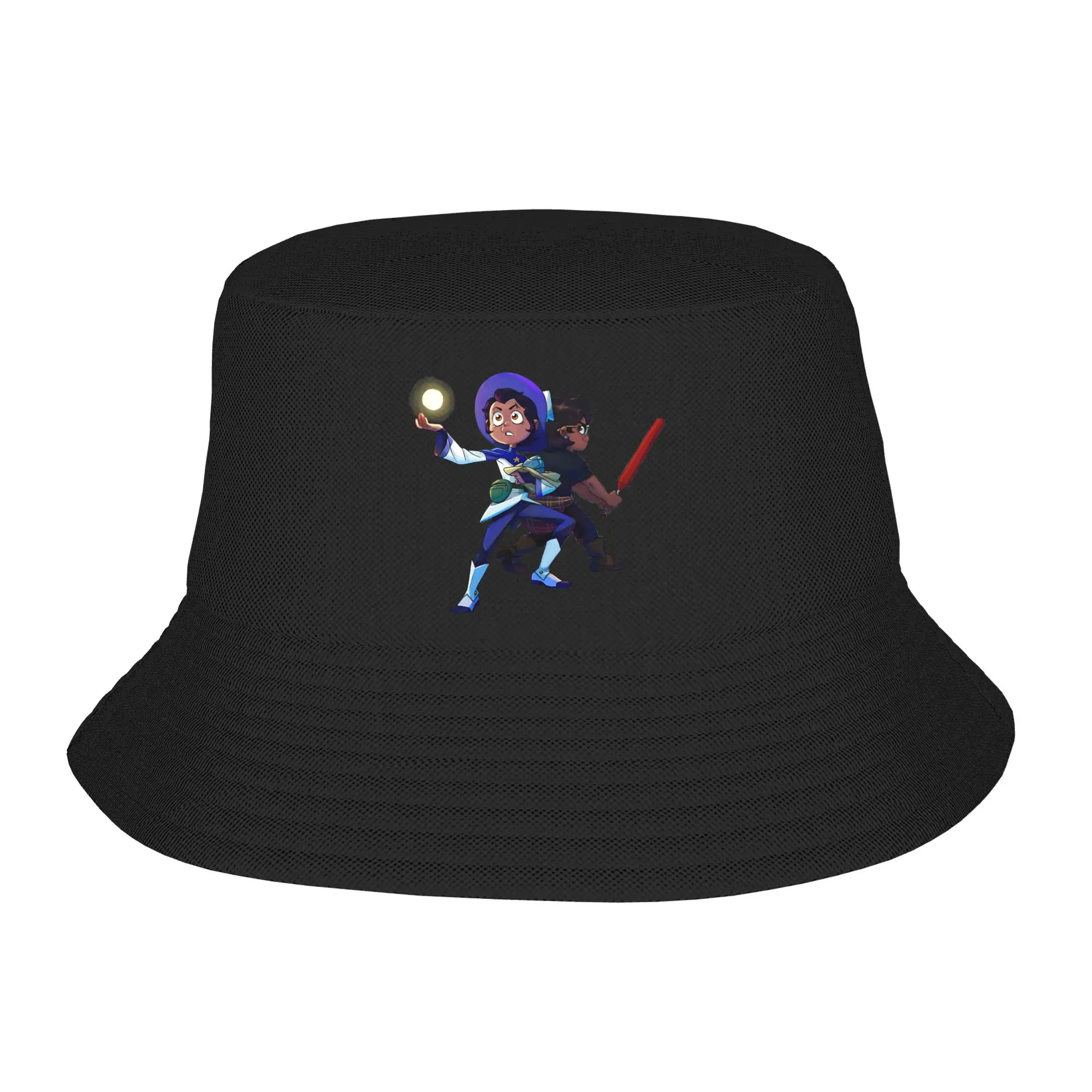 The Owl House Slay The Spire Bucket Hat  Outdoor Fisherman Caps For Men Women Classic Fishing Visor Hats Personality Printed Cap