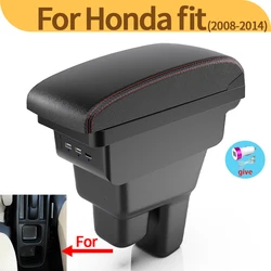 For Honda Jazz Armrest For Honda Fit Jazz 2 Car Armrest Box 2008 2009 2010 2011 2012 2013 Arm Storage Box car Accessories