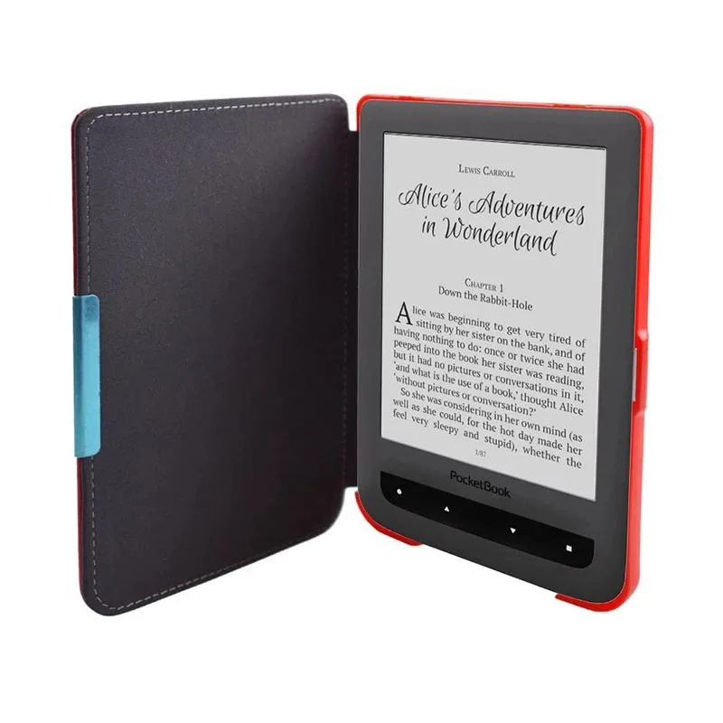 Adequado para Pocketbook614/615 e-book TouchLux2 capa protetora de couro capa protetora magnética