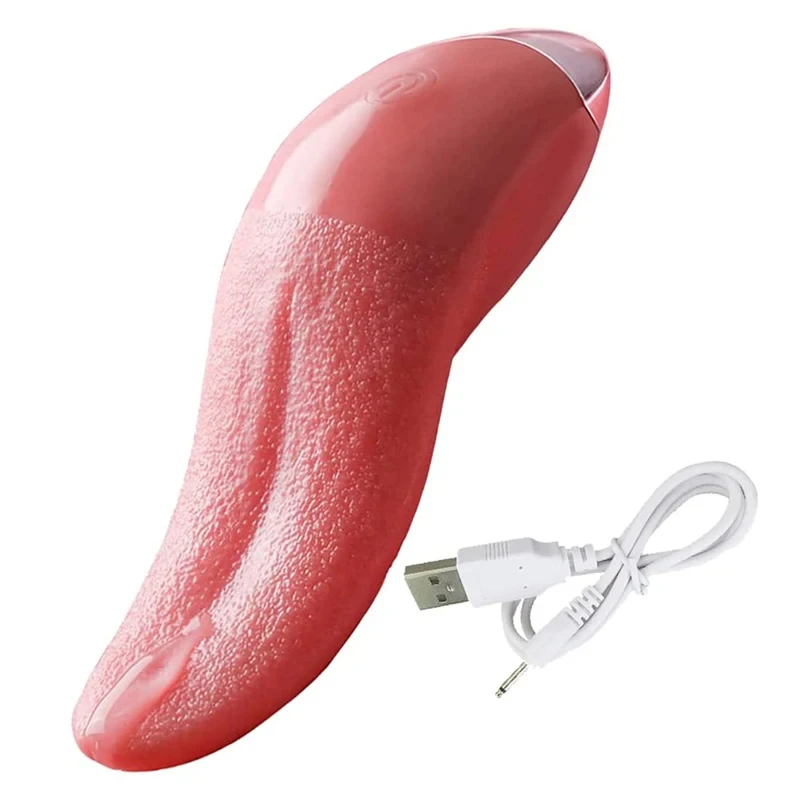 Vibrador para lamer lengua con calefacción, estimulador del clítoris del punto G, Mini Juguetes sexuales para clítoris para mujeres, masturbador femenino con pezón recargable