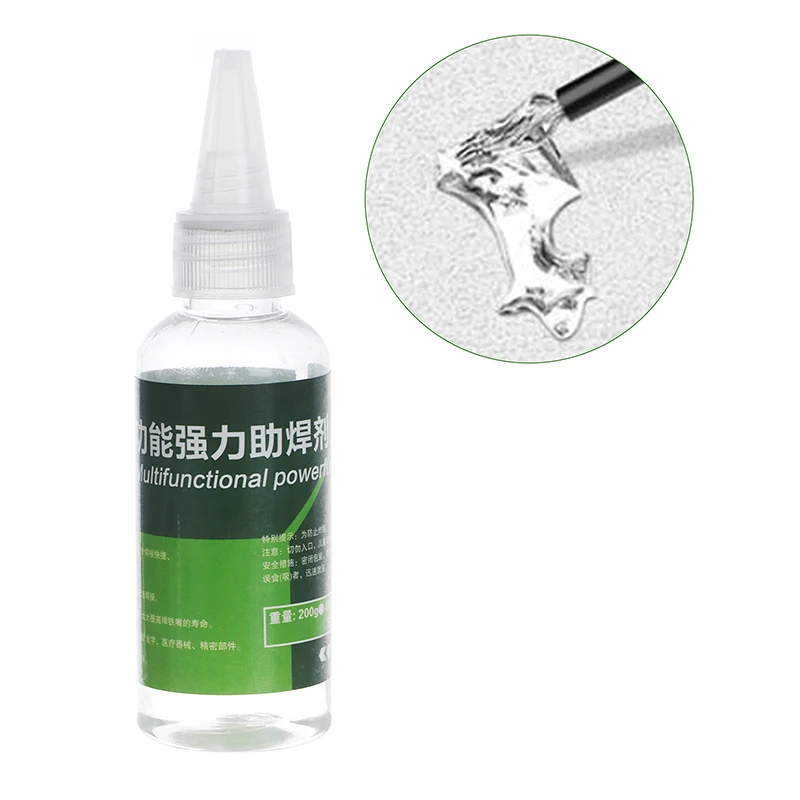 60g Soldering Flux Liquid for DIY Accessories Welding Solution for Stainless Steel Galvanized Sheet Copper Iron Battery Welding