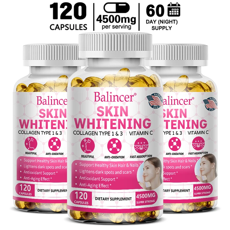 Balincer 1/3 kapsul kolagen dan Vitamin C, penopang kesehatan kuku, sendi, dan rambut-Pria & Wanita