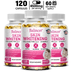 Balincer 1/3 Collagen & Vitamin C Capsules Support Skin, Joint & Hair Nail Health Support - Men & Women