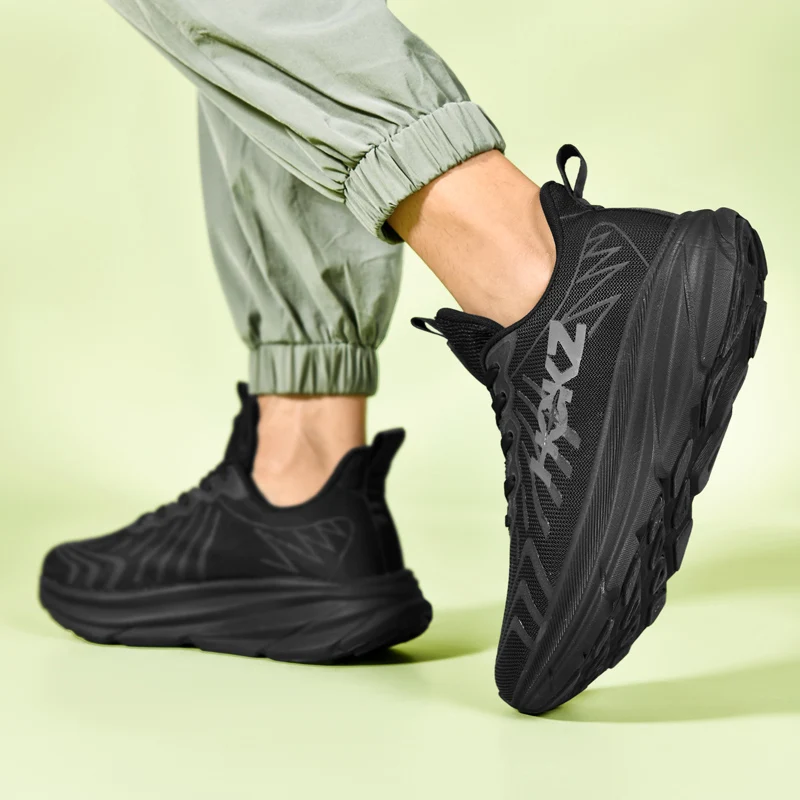 Men Sports Shoes Luxury Casual Sneakers Mesh Running Shoes Summer Lightweight Platform Fashion Basketball Walking Shoes for Men view 4