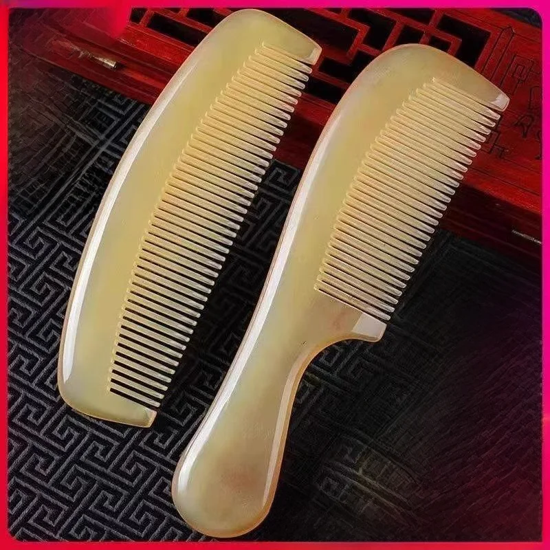 

l Horn Comb Massage Hairdring Tool Portable Large Size Straight Long Hair Anti-Static Hairdring Household Tool