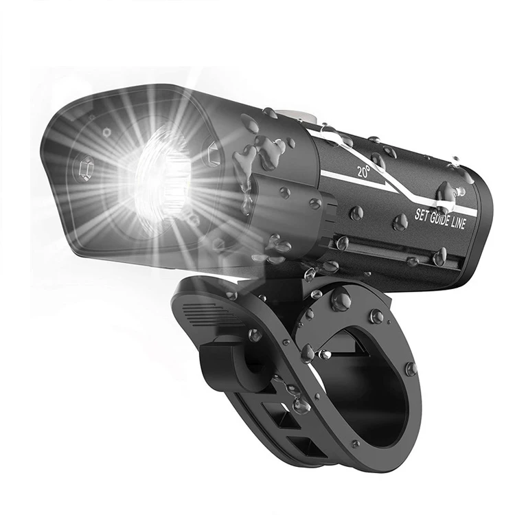 

5 Light Mode USB Rechargeable Flashlight Cycling Torch Bike Headlight Lamp 5W XPE LED Front Bicycle Light With Warning Light 1