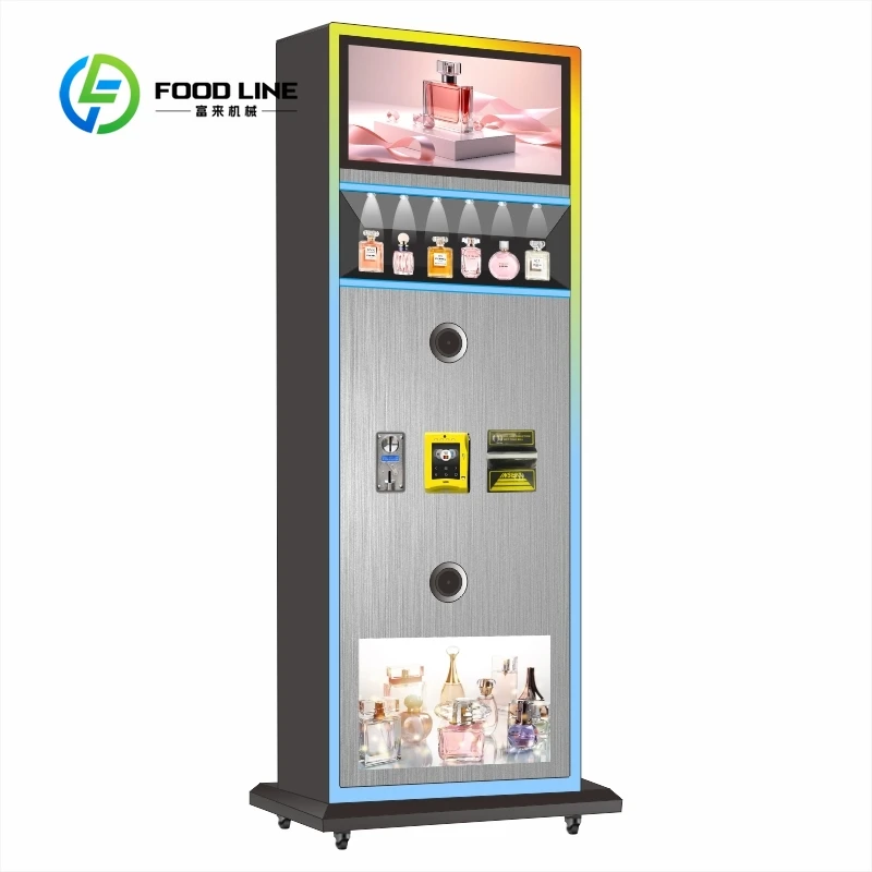 Customized Perfume Vending Machine Payment Remote Monitoring Digital Receipts