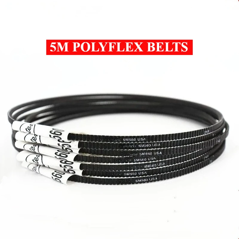 5M1500 5M1550 5M1600 5M1650 5M1850 POLYFLEX BELTS Motor 3d Printer Tools Machine Variator Lathe Polyurethane Wide-angle Belts