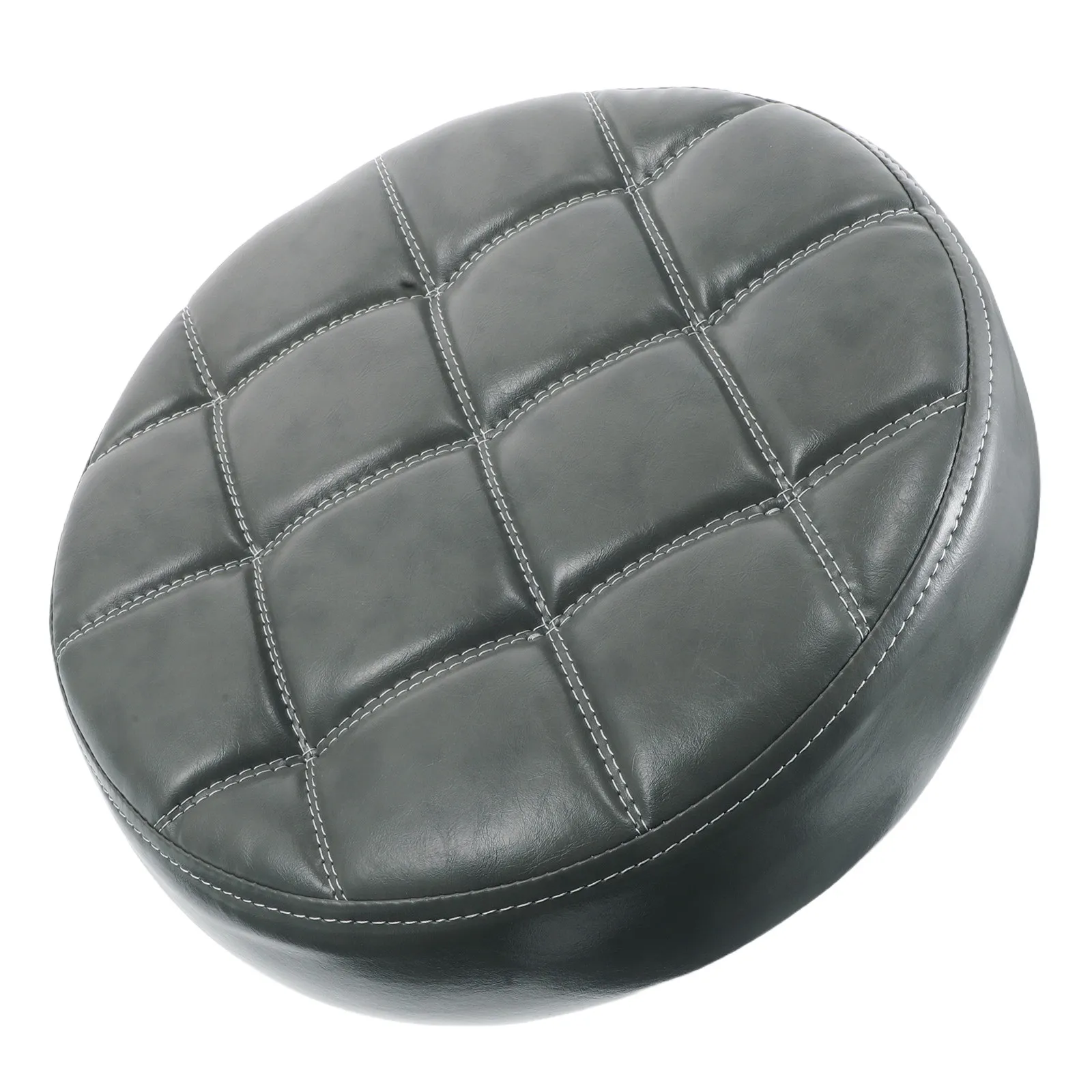 Round Stool Panel Foam Seat Cushion Replacement Padded Top Fake Office Chair Cover Comfortable Support