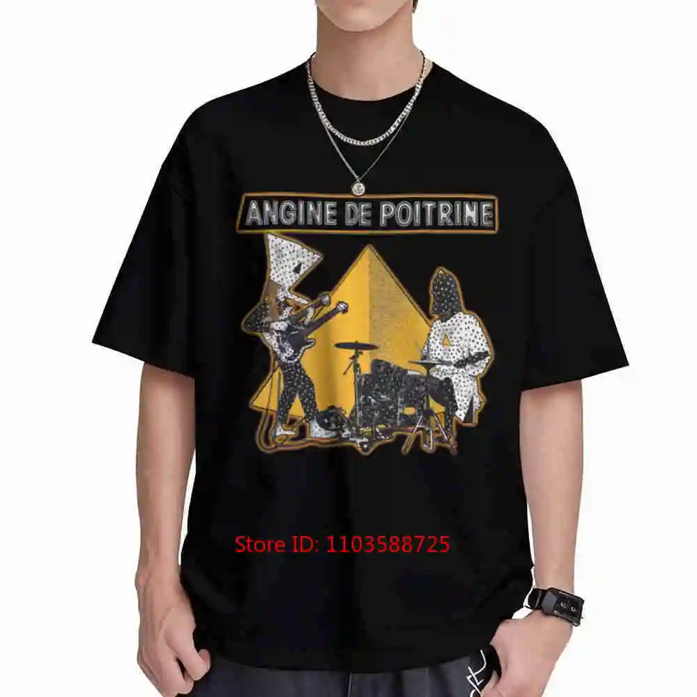 Angine De Poitrine VII Photo Short Sleeve Tee 100% Cotton T-Shirt