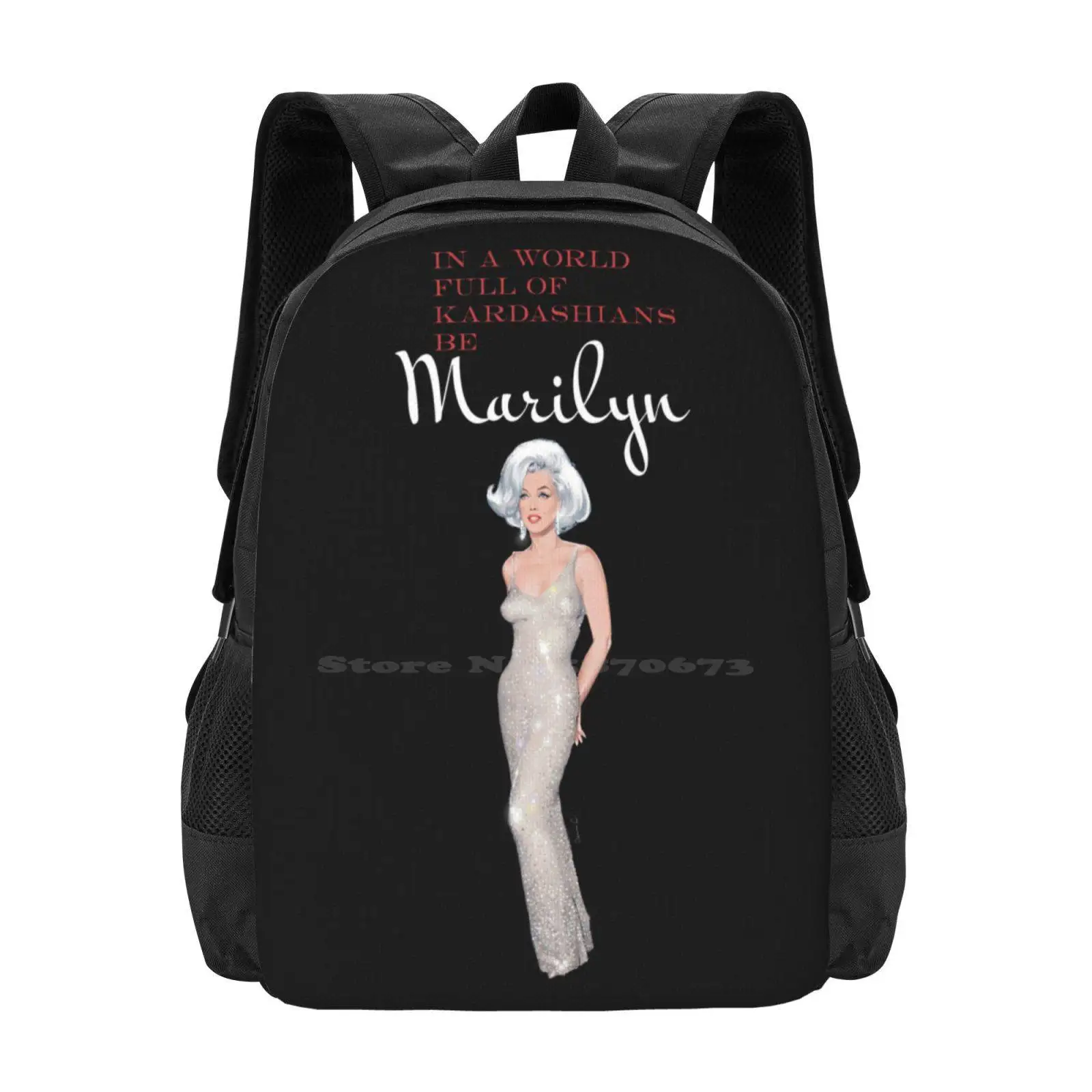 Thanks For The Memory Bag Backpack For Men Women Girls Teenage Marilyn Monroe