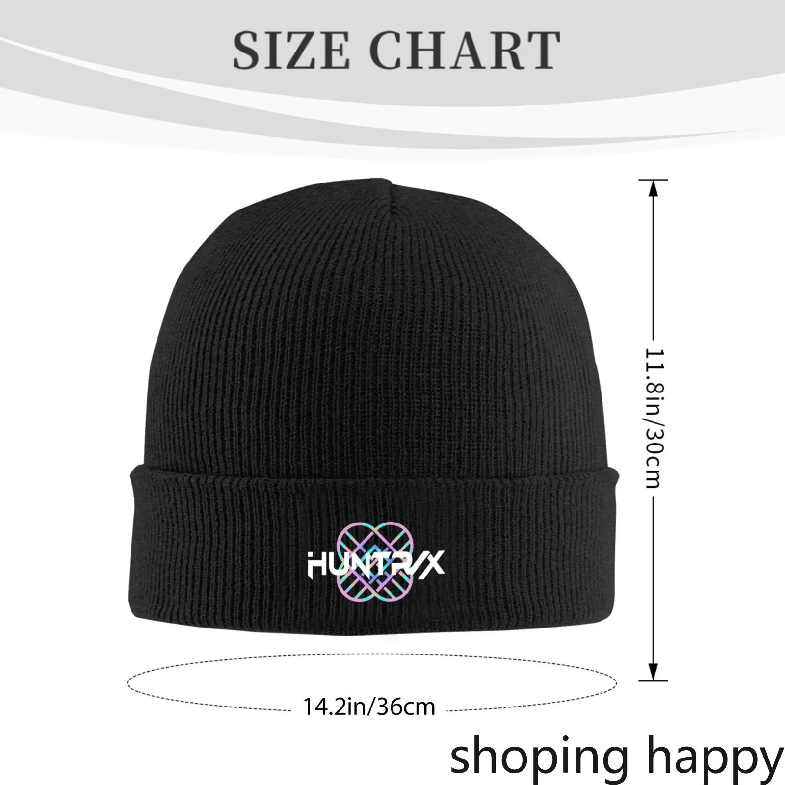 هنتر شعار الرجال النساء صراع رويالز قبعات صغيرة عفريت Kpop شيطان الحياكة قبعة الخريف الشتاء Kpop قبعات مطبوعة القبعات الدافئة K-pop