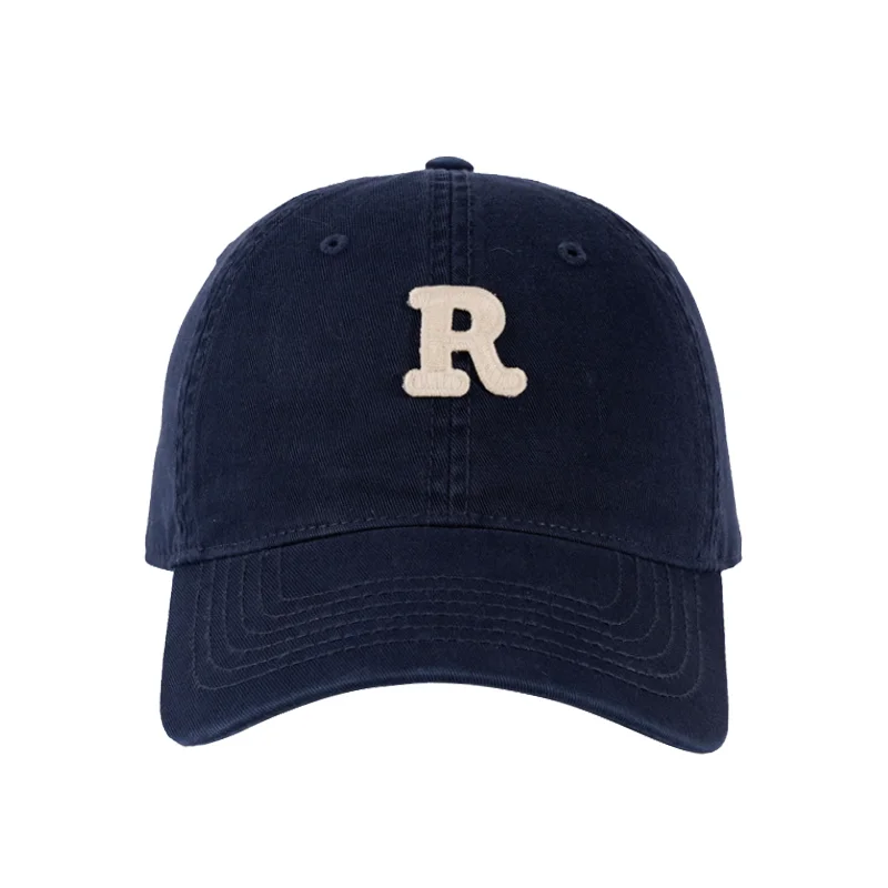 2023 New R Letter Baseball Hat Women\'s Versatile White Couple Sun hat Men\'s Face Cap Gorras para hombres