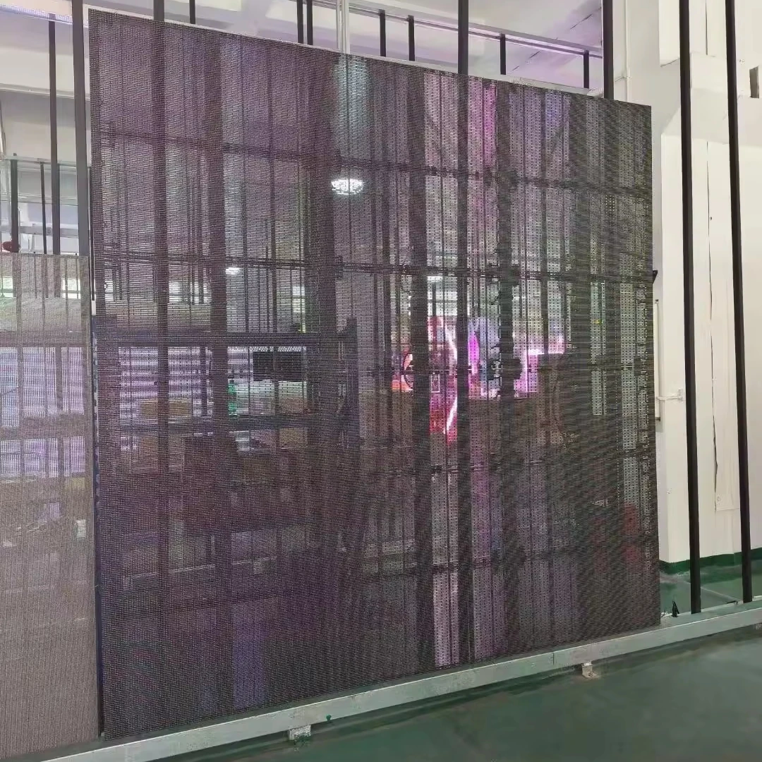 Pantalla LED transparente P3.91