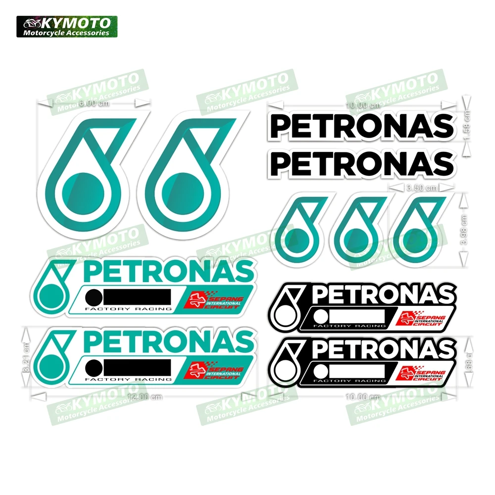 New motorcycle fairing accessories stickers decals body protection decoration suitable for Yamaha YZF Petronas LOGO