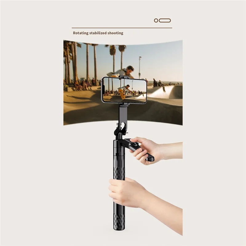 FULL-185Cm Bluetooth Selfie Stick Handheld Stabilizer Foldable Monopod,For Mobile Phone Live