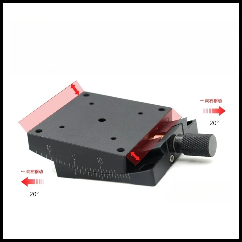 X-axis XY-axis arc manual angle measuring slide GFG25/40/60/80 manual tilt slide trimming displacement table