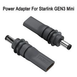 Power Adapter For Starlink Mini USB C Female to 5521 Expansion Adapter Outdoor Waterproof Barrel Jack Charging For Starlink Mini