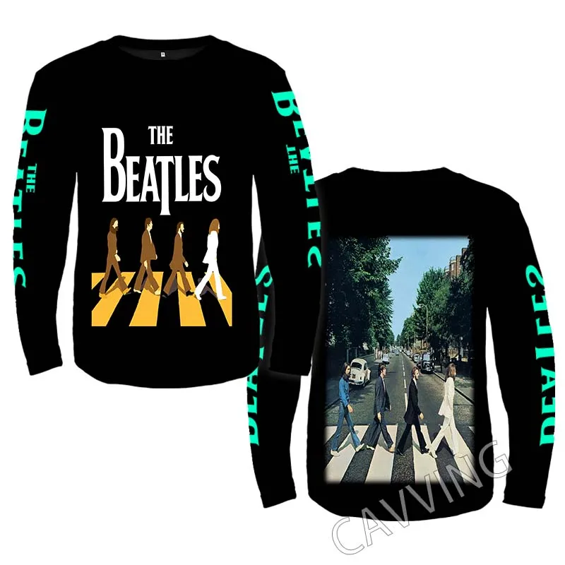 

New Fashion Printed THE-BEATLE BAND Crewneck Sweatshirt Gothic Top Harajuku Cotton Unisex Clothing Men Clothing SJB1