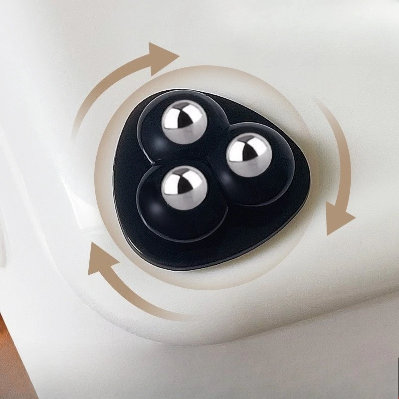 

Thickened Three-Ball Bearing Universal Wheels Sticker Type Small Roller Accessories for Luggage And Bags High Load Capacity