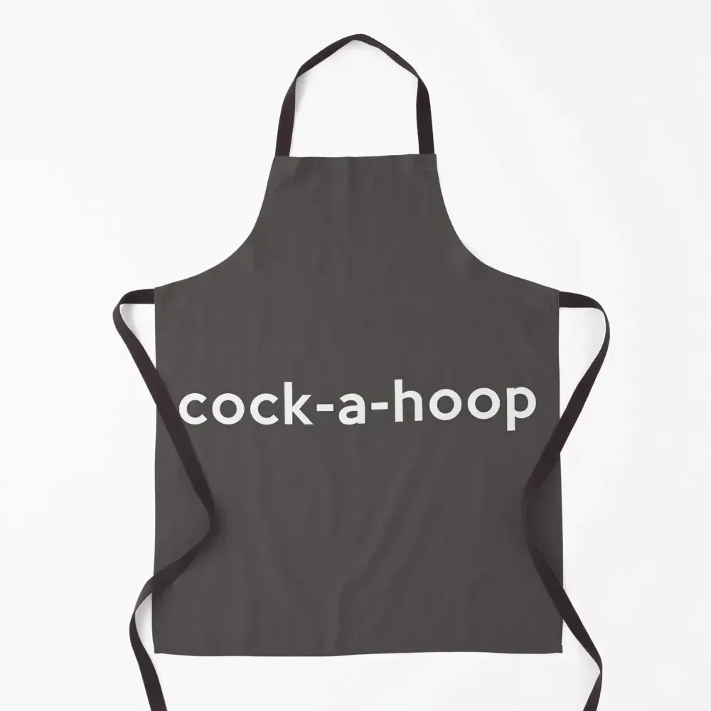 

Cock-a-hoop funny word Apron Chef jacket men Kitchens Men Apron