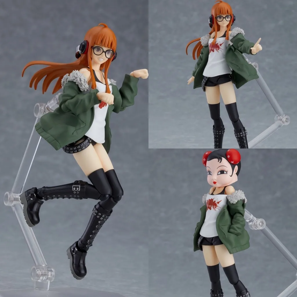

Anime Persona Futaba Sakura PVC Action Figure Collectible Model Doll Toy 13CM Figma 434#