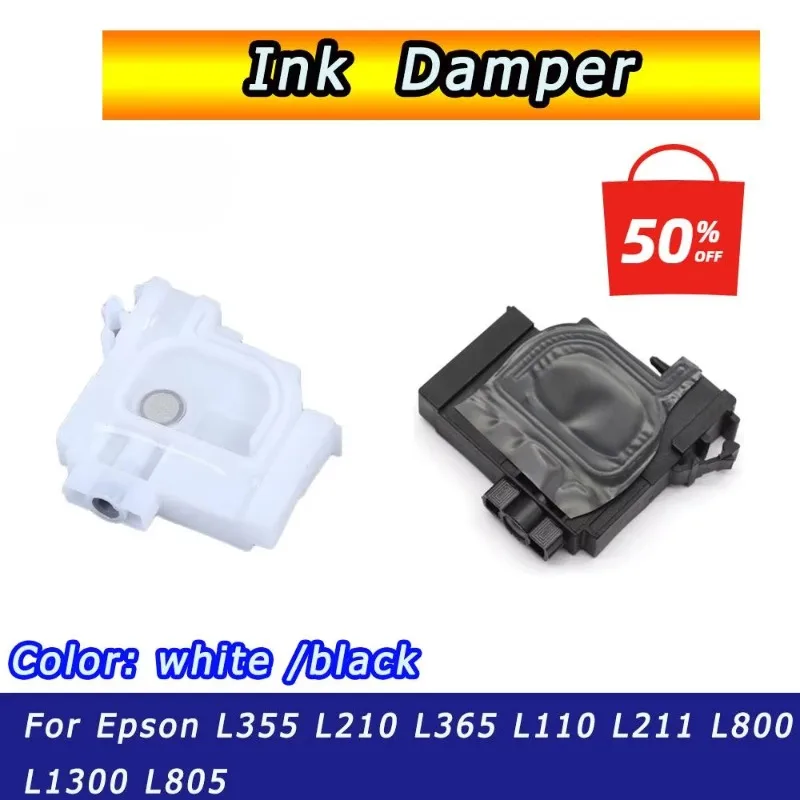 L1800 Printer Dampers Ink Dumper Kit For Epson L355 L210 L365 L110 L211 L800 L850 L1300 L805 Printehead Ink Dampers Spare Parts